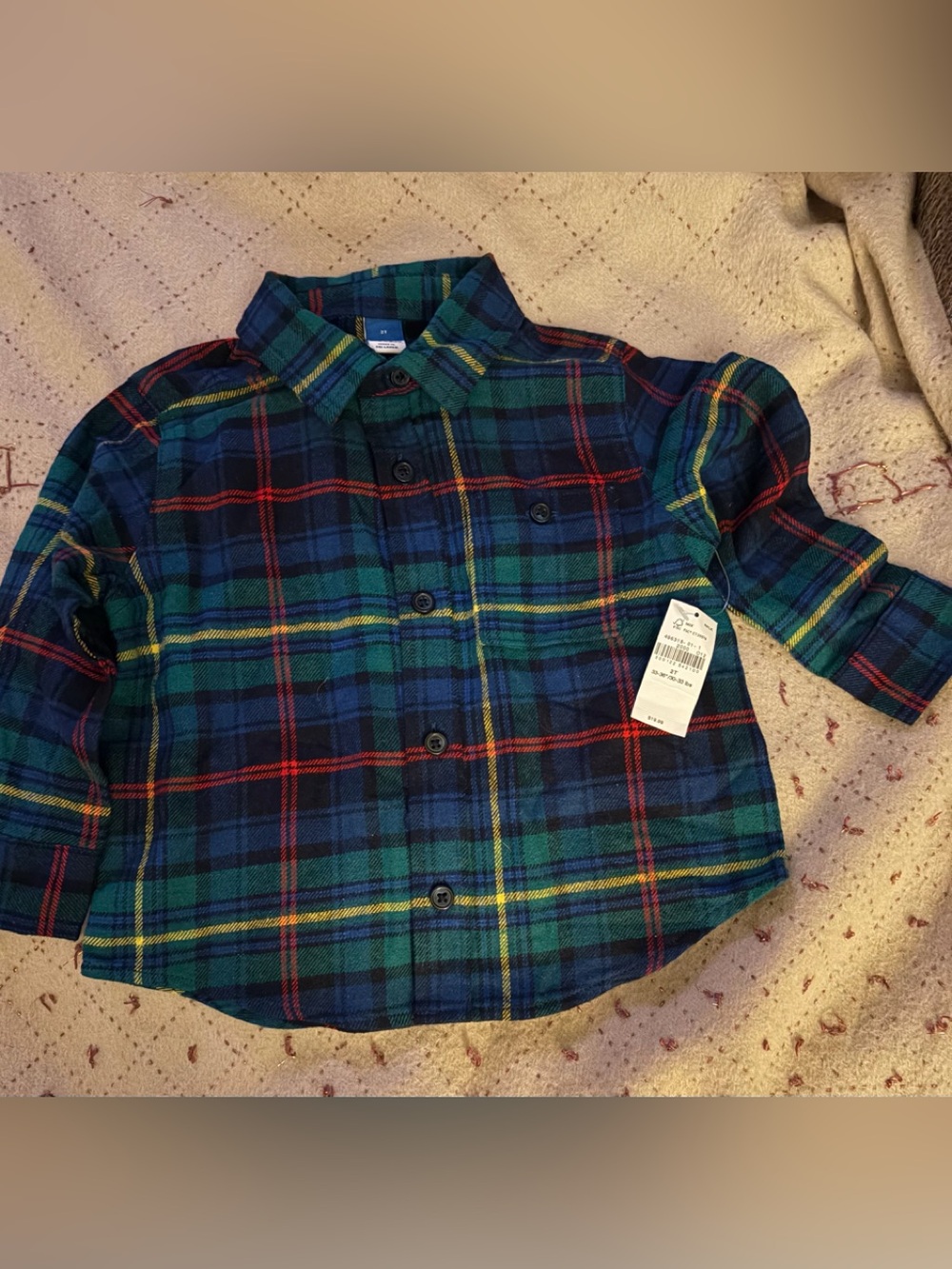Old Navy Plaid Button-Down Shirt